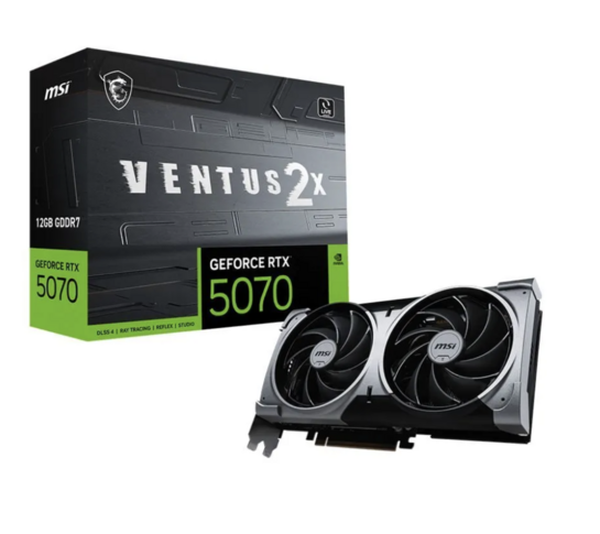 Видеокарта MSI GeForce RTX 5070 12 ГБ (+ 8827 бонусов Ozon + 1200 Итого - 10027 , скидка при оплате банками партнерами)