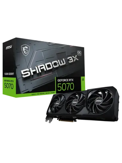 Видеокарта RTX 5070 12 ГБ RTL (RTX 5070 12G SHADOW 3X OC) (c WB кошельком)