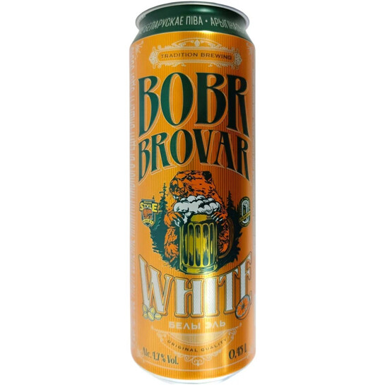 [СПБ, ЛО] Пиво Bobr Brovar White 0.45л