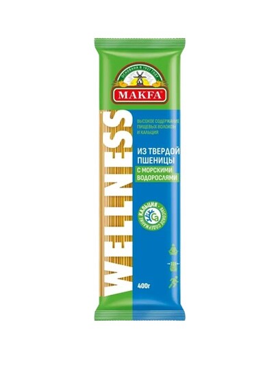 Макароны Макфа с водорослями спагетти 400 г (с ВБ кошельком)