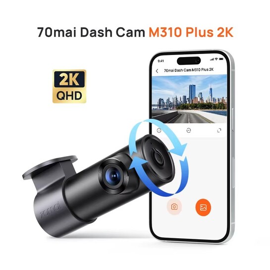 Видеорегистратор 70mai M310 Plus 2K (из РФ)