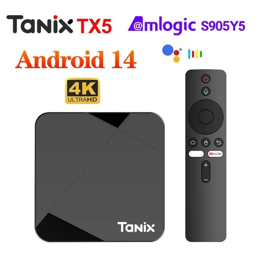 ТВ приставка TANIX TX5 4/32 ГБ (из-за рубежа, WB кошельком)