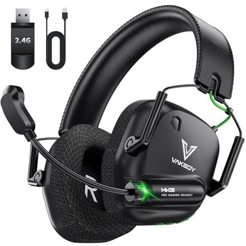 Беспроводные игровые наушники с микрофоном Vakedy HW20 (в описании Krysenix KGH2 и Fachixy FC-300)
