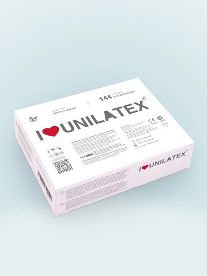 [Екатеринбург и взм. др.] Презервативы UNILATEX UltraThin, 144 шт. (с банком-партнёром)