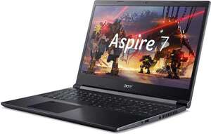 Ноутбук ACER Aspire 7 A715-41G-R4FD 15.6", IPS, AMD Ryzen 7 3750H 2.3ГГц, 8ГБ, 256ГБ SSD, nVidia GeForce GTX 1650 Ti - 4096 Мб