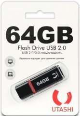 USB-флешка Utashi Flash Drive 64GB Haya (343₽ с бонусами)