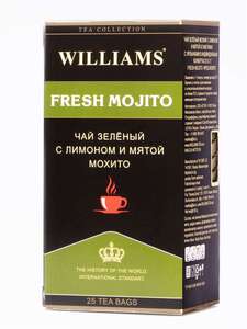 Чай зеленый с ароматом Лайм Мохито Williams Fresh Mojito