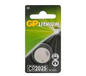 Батарейка GP Lithium CR2025 1 шт.