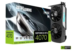Видеокарта ZOTAC GeForce RTX 4070 Twin Edge OC 12 ГБ (ZT-D40700H-10M), по Ozon карте