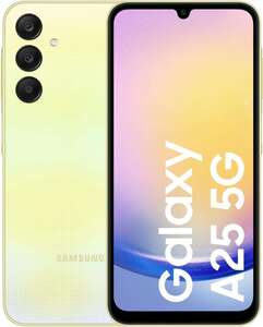 Смартфон Samsung Galaxy A25 5G 6/128 ГБ (6.5", AMOLED 120 гц, Exynos 1280, желтый) с картой Ozon