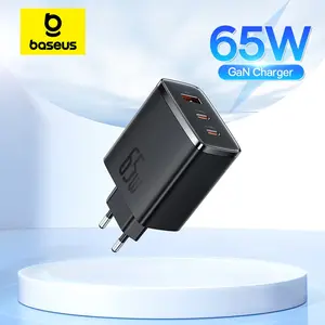 Зарядное устройство Baseus Cube Pro 2C+U, GaN5, 65 Вт (черный и белый)