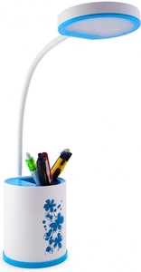 Настольная лампа ЛЮЧИЯ L529 "Органайзер" (аккумулятор, 4W 5000K, сенсорное управление, регулировка яркости)