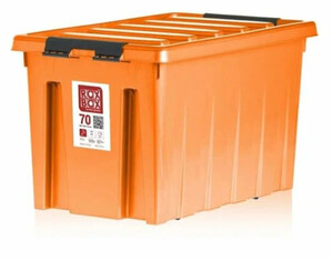 Контейнер для хранения на роликах с крышкой Rox Box 70 л (цена с Я.Пэй/Альфой, зависит от аккаунта)