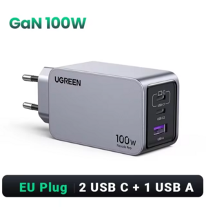Зарядное устройство UGREEN, 100 Вт, USB C, QC, быстрая зарядка для Macbook