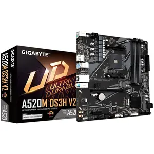 Материнская плата Gigabyte A520M DS3H V2 DDR4 (с картой OZON)