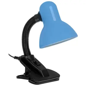 Настольный светильник ЭРА N-212-E27-40W-BU, синий, 40 Вт