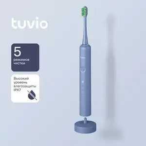 Ультразвуковая зубная щётка Tuvio TBUS-505, синий (цена с ozon картой)