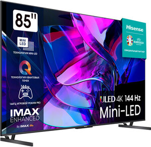 85" Телевизор Hisense 85U7KQ QLED, 4K Ultra HD, Vidaa