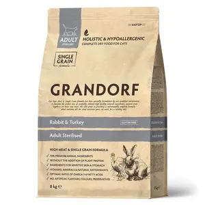 Сухой корм Grandorf для кошек 8кг (с картой Ozon)