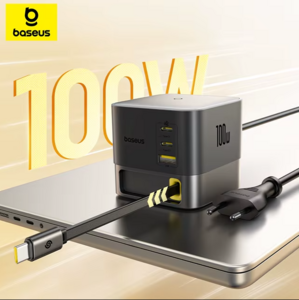 Настольное зарядное устройство Baseus SuperGan Desktop Charger, GaN6, CCSPC100CE, 100 Вт
