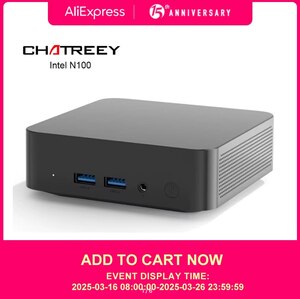 Мини-ПК Chatreey T9N100/T9H N150 WIFI5 Windows 11