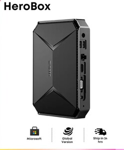 Мини ПК Herobox Intel N100 8/256 SSD UHD Graphics, Wi-Fi 6 Bluetooth 5.2 с портом VAG