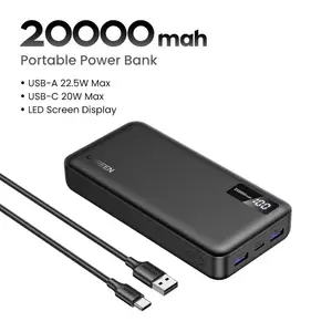 Внешний аккумулятор UGREEN 22.5 Вт, 20000 мАч, PD20W + провод Usb-A/Type-C