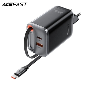 Зарядник с встроенным кабелем ACEFAST GaN PD67W
