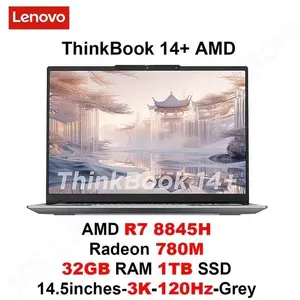 Ноутбук Lenovo ThinkBook 14+ (R7-8845H, Radeon 780M, 32 ГБ ОЗУ, 1 ТБ SSD, 14.5" 3K 120 Гц) доставка из Москвы