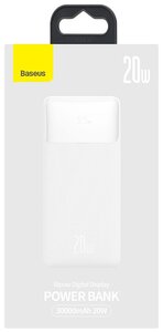Внешний аккумулятор Baseus Power Bank Bipow Digital Display Fast Charge 30000mAh