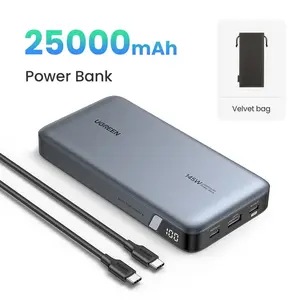 Внешний аккумулятор Ugreen PB205 25000 мАч, 145 Вт