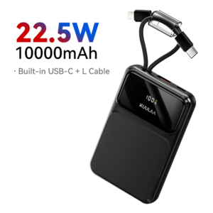 Внешний аккумулятор KUULAA Power Bank, 10000 мАч, 22.5 Вт, быстрая зарядка