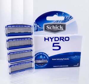 Сменные кассеты SCHICK HYDRO5 4 картриджа (цена с ozon-картой)