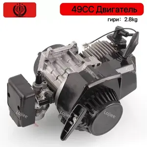 Двигатель с ручной тягой (бензиновый) 49cc для транспорта (с Ozon картой)