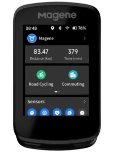 Велокомпьютер GPS C606, черный