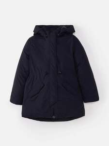 Пальто для девочки H&M, чёрный/бежевый, р-ры 146-170