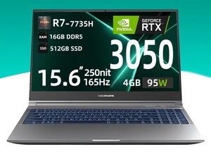 Ноутбук MECHREVO 15K, 15.6", IPS, 1920х1080, 16/512ГБ, R7 7735H, RTX 3050 (цена с купоном продавца)