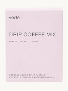 Кофе молотый в дрип-пакетах Verle DRIP BOX MIX 6х11 г