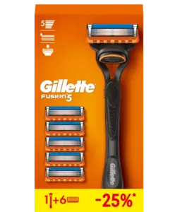 Мужская бритва Gillette Fusion5, 6 кассет, с 5 лезвиями (с Я.Пэй/Альфой, зависит от аккаунта)