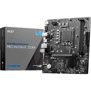 Материнская плата MSI PRO H610M-E DDR4 (с картой Ozon)