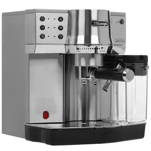 Кофеварка рожковая Delonghi EC860.M серебристый