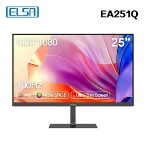 25" Монитор ELSA EA251Q (IPS, 100 Гц, 1920 x 1080, с картой OZON)