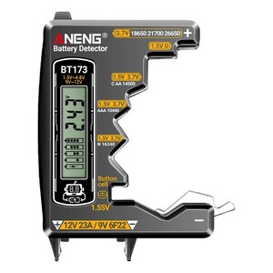 Анализатор заряда батареек ANENG BT173 (из-за рубежа, с картой OZON)