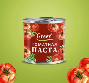 Томатная паста Green 100 г (с WB кошельком)(Дальний Восток)