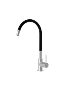 Смеситель Pragma Oklem OKL7.M1JS.032 гибкий излив, матовый хром (с ВБ кошельком)