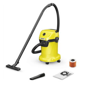 Пылесос строительный Karcher WD3, 1000 Вт, 19 л
