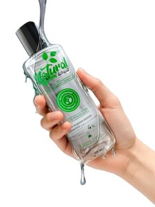 Интимная гель смазка Natural на водной основе, лубрикант 200 мл (с картой OZON)