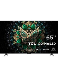 Телевизор 65" TCL 65C6K, QD-MiniLED, 144 Гц, Google TV (с картой Ozon)