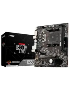 Материнская плата MSI B550M-A PRO AM4 AMD B550 mATX RTL (с макс. кошельком ВБ)