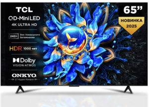 Телевизор TCL Q6CS 65" QD-Mini LED Google TV